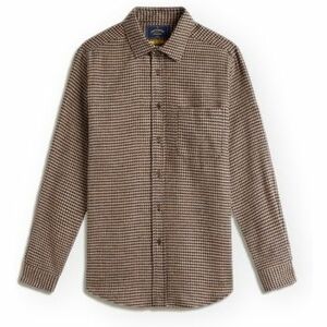 Hosszú ujjú ingek Portuguese Flannel Abstract Pied Poule Shirt - Navy kép
