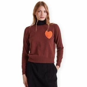 Pulóverek Compania Fantastica COMPAÑIA FANTÁSTICA Knit 10239 - Brown kép