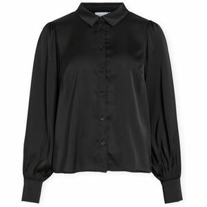Blúzok Vila Noos Enna Ravenna Shirt - Black kép