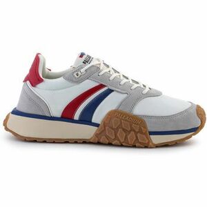 Rövid szárú edzőcipők Palladium TROOP RUNNER FLAME 74487-160-M White/Chili/Blue kép
