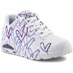 Rövid szárú edzőcipők Skechers JGoldcrown Uno Lite - Spread the Love 155507-WLPR kép