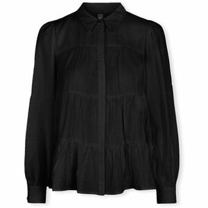 Blúzok Y.a.s YAS Noos Pala Shirt - Black kép
