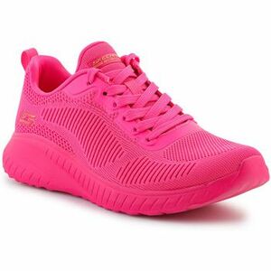 Rövid szárú edzőcipők Skechers Bobs Squad Chaos-cool Rythms 117216-NPNK Neon Pink kép