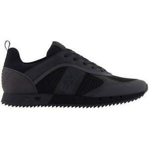 Rövid szárú edzőcipők Ea7 Emporio Armani Mesh Runner Trainers Black/Asphalt kép