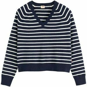 Pulóverek Levis Tara Vneck Pullover Parisienne Stripe Pe kép