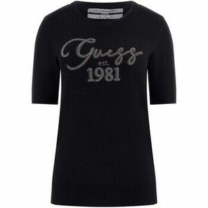 Pólók / Galléros Pólók Guess Paloma Logo Rn Ss Swtr kép