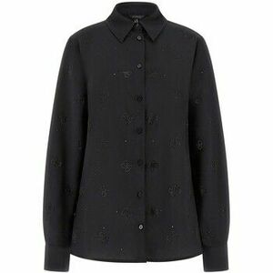 Ingek / Blúzok Guess Ls Flore Logo Hotfix Shirt kép