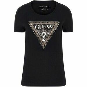 Rövid ujjú pólók Guess Ss Cn Triangle Python Tee kép