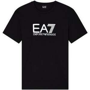 Rövid ujjú pólók Ea7 Emporio Armani Visibility Cotton Stretch T-Shirt Black kép