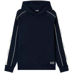 Pulóverek Ea7 Emporio Armani Logo Series Tape Overhead Hoodie Navy kép