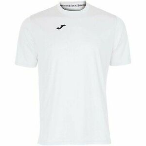 Pólók / Galléros Pólók Joma Camiseta Combi Blanco M/C kép
