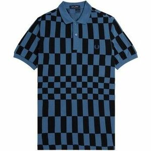 Pólók / Galléros Pólók Fred Perry Fp Chequerboard Print Fp Shirt kép