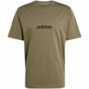 Pólók / Galléros Pólók adidas M Lin Sj T Olistr/Black kép
