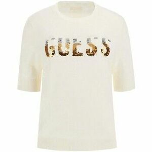Pólók / Galléros Pólók Guess Ss Cn Layla Boxy Logo Swtr kép