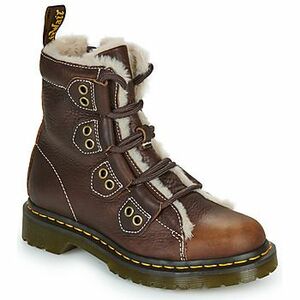 Csizmák Dr. Martens 1460 Lace to Toe Boot Dark Brown Grizzly kép
