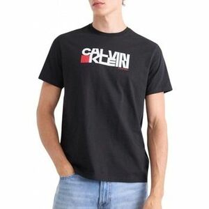 Pólók / Galléros Pólók Calvin Klein Jeans SS 30s EU CK REDBOX GRAP kép