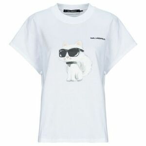 Rövid ujjú pólók Karl Lagerfeld IKON AQUARELLE C LOOSE T-SHIRT kép