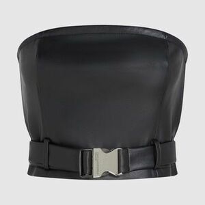 Blúzok Karl Lagerfeld KLJ FAUX LEATHER TOP kép