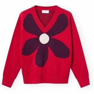 Pulóverek Compania Fantastica COMPAÑIA FANTÁSTICA Knit 10200 - Flowers kép