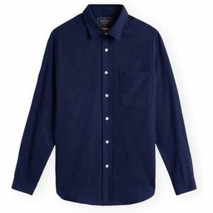 Hosszú ujjú ingek Portuguese Flannel Teca 2.0 Shirt - Blue kép