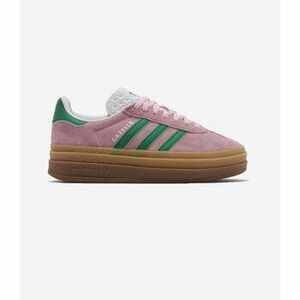 Rövid szárú edzőcipők adidas Gazelle Bold True Pink Green (W) kép