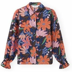 Ingek / Blúzok Compania Fantastica COMPAÑIA FANTÁSTICA Shirt 11010 - Flowers 11 kép