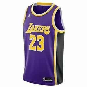 Rövid ujjú pólók Nike Nba Los Angeles Lakers Statement Edition Lebron James kép