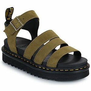 Szandálok / Saruk Dr. Martens Blaire Muted Olive Tumbled Nubuck kép