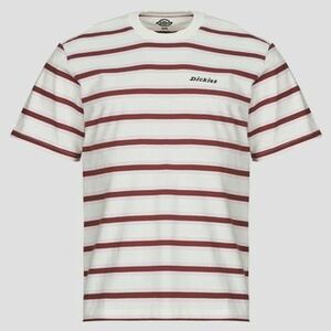 Rövid ujjú pólók Dickies YORK STRIPE TEE SS EGRET kép