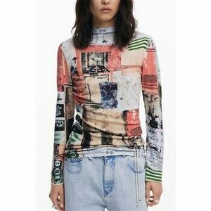 Hosszú ujjú pólók Desigual 25wwjf39 kép