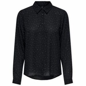 Blúzok Only Zeke Shirt - Black/Allover kép