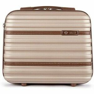 Bőröndök Solier Kuferek Podróżny Mały Abs Stl957 Szampan kép