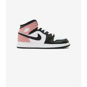 Magas szárú edzőcipők Nike Jordan 1 Mid White Rust Pink Black kép