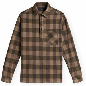 Hosszú ujjú ingek Portuguese Flannel Altitude Popover - Green kép