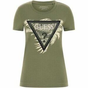 Rövid ujjú pólók Guess Cn Ss Triangle Palm Print kép
