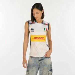 Trikók / Ujjatlan pólók Errea Naz. Italia Volley 2^Mg Gara Unisex Shop Ad 25/28 kép