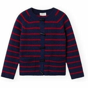 Pulóverek Compania Fantastica COMPAÑIA FANTÁSTICA Cardigan 10159 - Navy/Red kép
