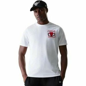 Rövid ujjú pólók New-Era Nba Photogrphc Print Reg Tee Chibul Whi kép