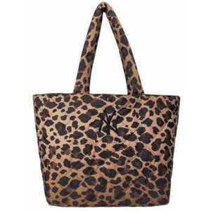 Táskák New-Era Leopard quilted tote bag neyyan kép