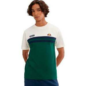Rövid ujjú pólók Ellesse Venire T-Shirt Off White/Dark Green kép