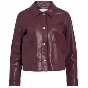Bőrkabátok Vila Noos Hellium Jacket - Fig kép