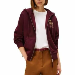 Pulóverek Tommy Hilfiger GOLD CREST TERRY ZIP THR kép