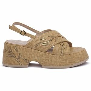 Szandálok / Saruk Jeannot RAFIA ECRU kép