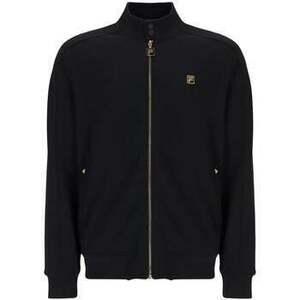 Melegítő kabátok Fila Davey Biker Neck Full Zip Track Top Jacket Black kép