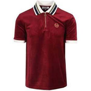 Pólók / Galléros Pólók Sergio Tacchini Mahony Velour Zip Polo Shirt Rhubarb/Gold kép