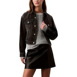 Farmerkabátok Calvin Klein Jeans 90s TRUCKER BLACK FO LV047B741G kép