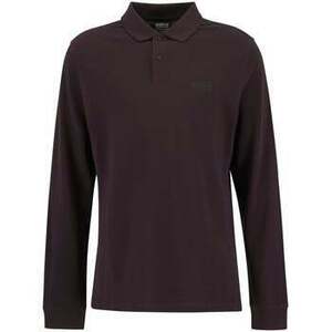 Pólók / Galléros Pólók Barbour Long Sleeve Essential Polo Shirt Java Red kép