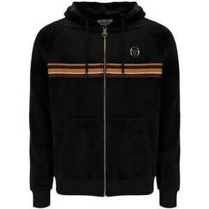 Pulóverek Sergio Tacchini Albi Velour Zip Hoodie Track Top Black/Gold kép