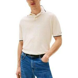 Rövid ujjú galléros pólók Tommy Hilfiger TENCEL LINEN KNITTED MW0MW40539 kép