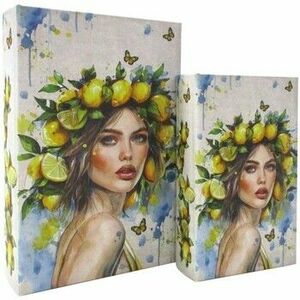 Kosarak és dobozok Signes Grimalt Lemons Woman Book Box 2U kép